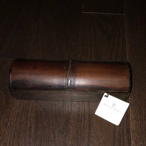 4 Bamboo Napkin Rings from Pottery Barn 🧺